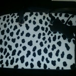 101 Dalmatians handbag Bone mirror furry used 90s